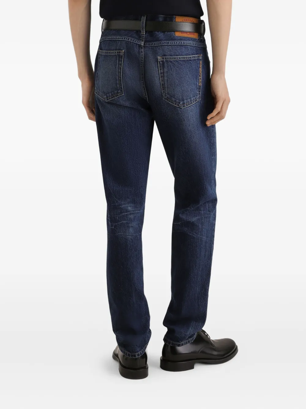 Dolce & Gabbana Jeans met knoopsluiting Blauw