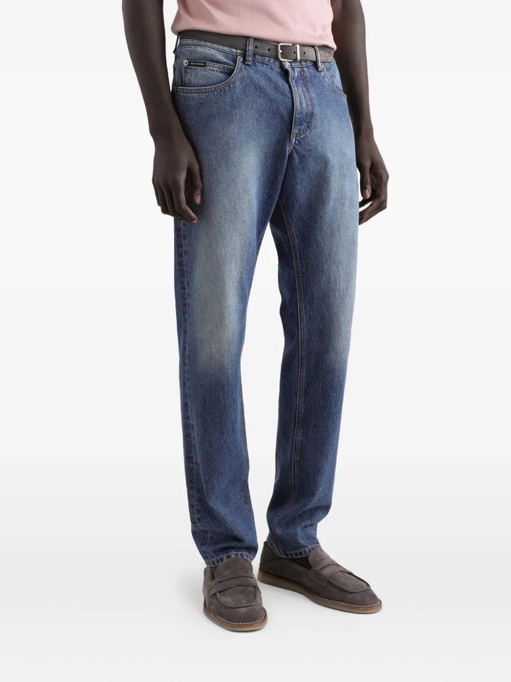 Dolce & Gabbana Jeans met knoopsluiting Blauw