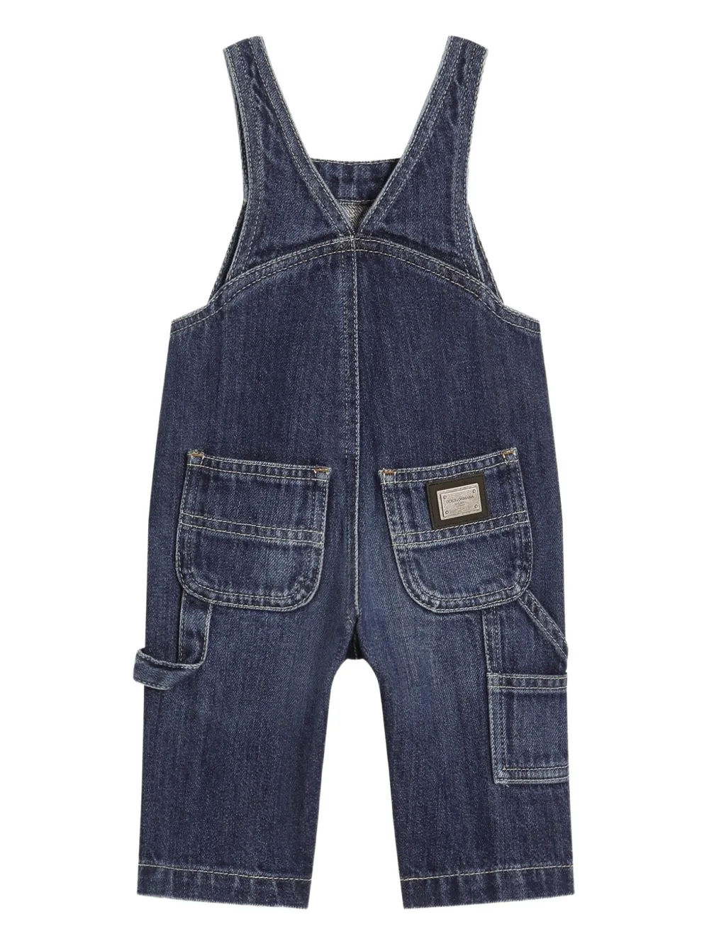  Dolce & Gabbana Kids Buttoned Jumpsuit - Blue 