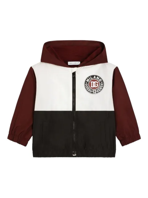 Dolce & Gabbana Kids hooded raincoat
