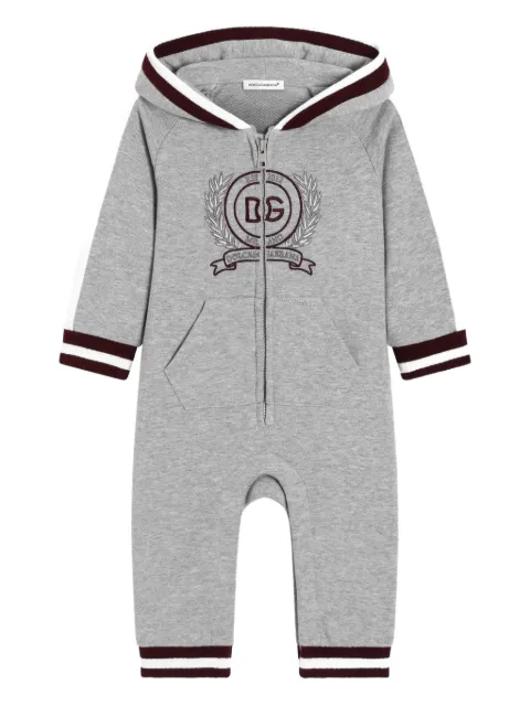 Dolce & Gabbana Kids hooded romper