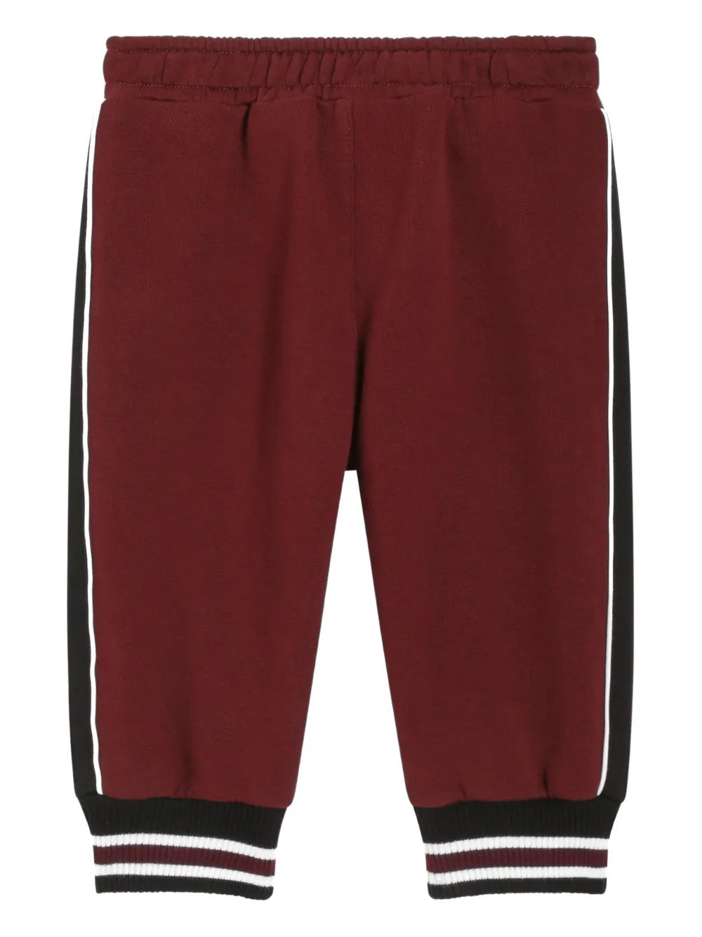 Dolce & Gabbana Kids Broek met streepdetail Rood