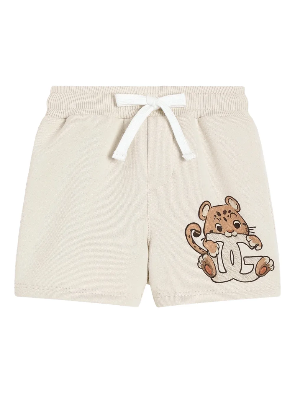 Dolce & Gabbana Kids Shorts con coulisse - Toni neutri