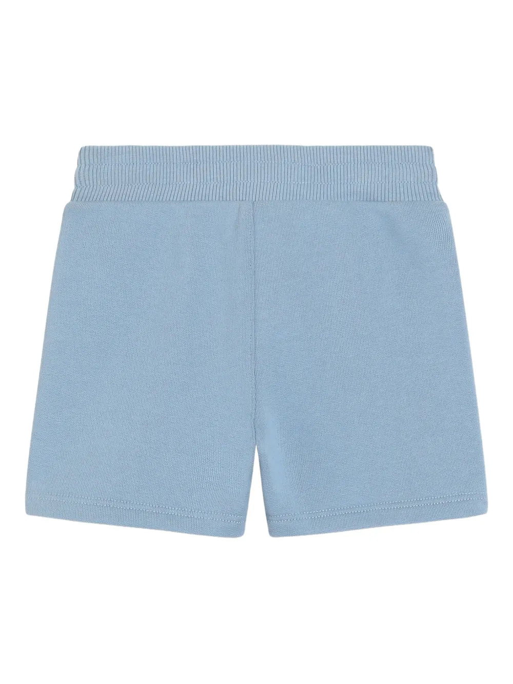 Dolce & Gabbana Kids Shorts met trekkoordtaille en logo-applicatie - Blauw