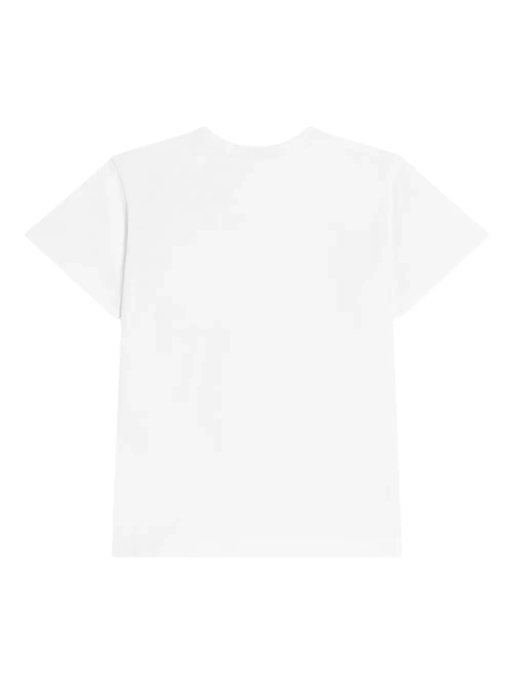 Dolce & Gabbana Kids T-shirt met logoplakkaat Wit