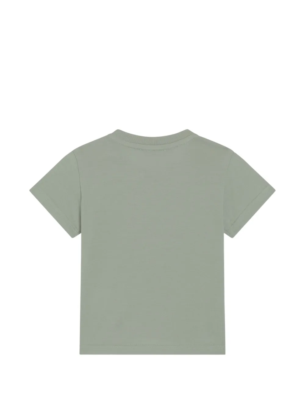 Dolce & Gabbana Kids Jersey T-shirt met DG-borduurwerk Groen