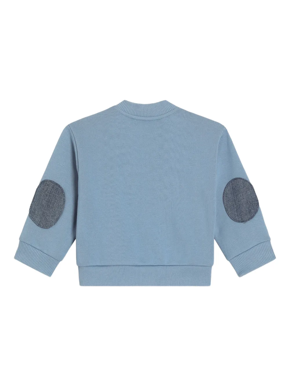  Dolce & Gabbana Kids Logo-appliqué Press-stud Sweatshirt - Blue 