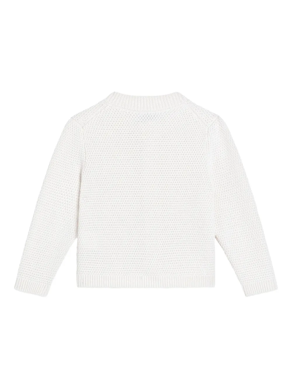Dolce & Gabbana Kids Gebreid vest met knopen Wit