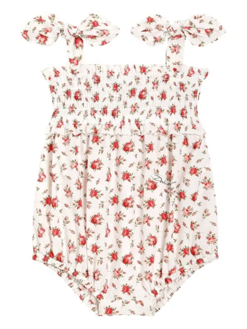 Dolce & Gabbana Kids floral tie-detail body
