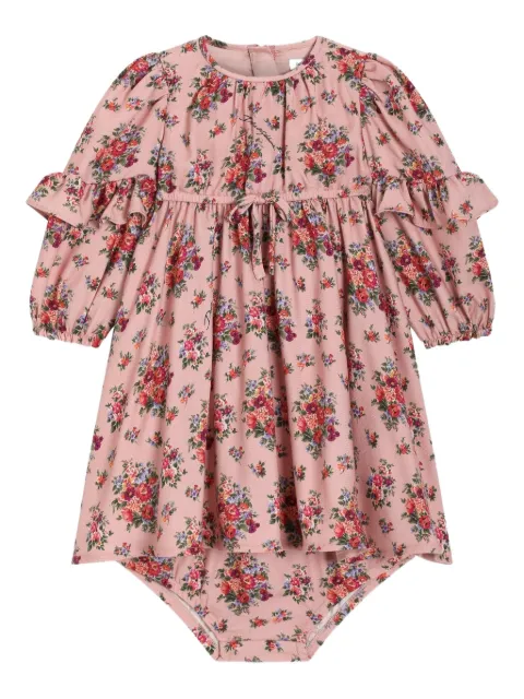 Dolce & Gabbana Kids vestido largo con volantes