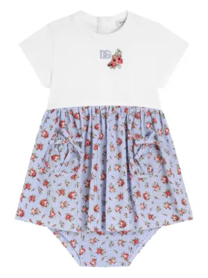 Dolce & Gabbana Kids ロゴ ワンピース | ホワイト | FARFETCH JP