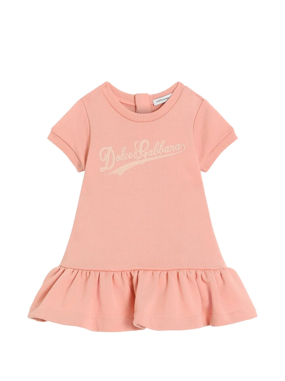 Dolce & Gabbana Kids ruffled dress - Pink