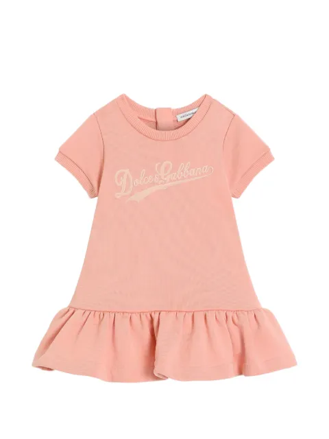 Dolce & Gabbana Kids vestido con volantes