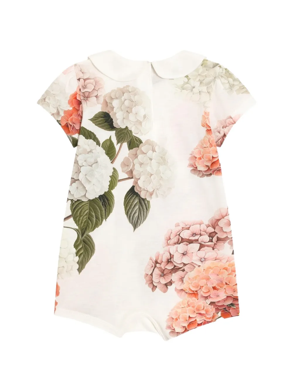 Dolce & Gabbana Kids Hydrangea-print Jersey Romper Set - White 