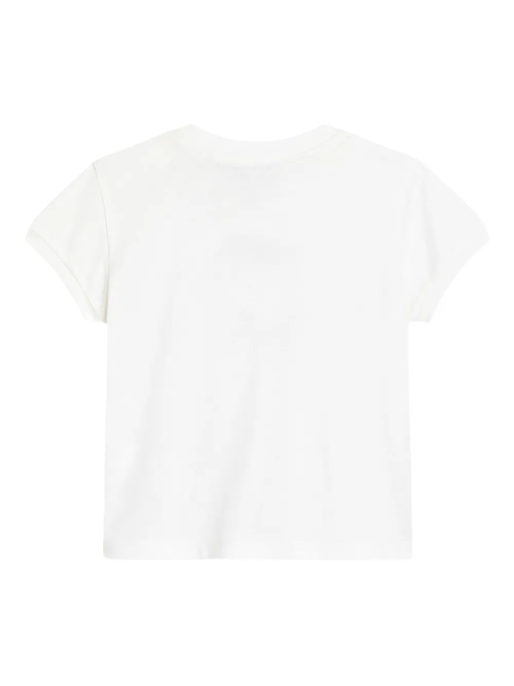 Dolce & Gabbana Kids T-shirt met hartapplicatie Wit