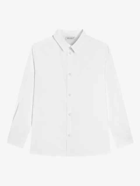 Dolce & Gabbana Kids camisa de algodón
