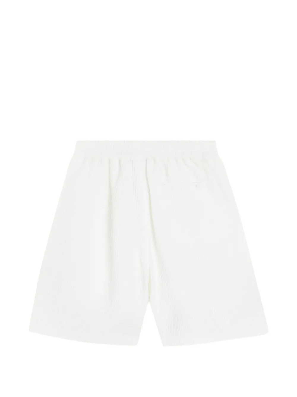 Dolce & Gabbana Kids Katoenen bermuda shorts met wafelpatroon Wit