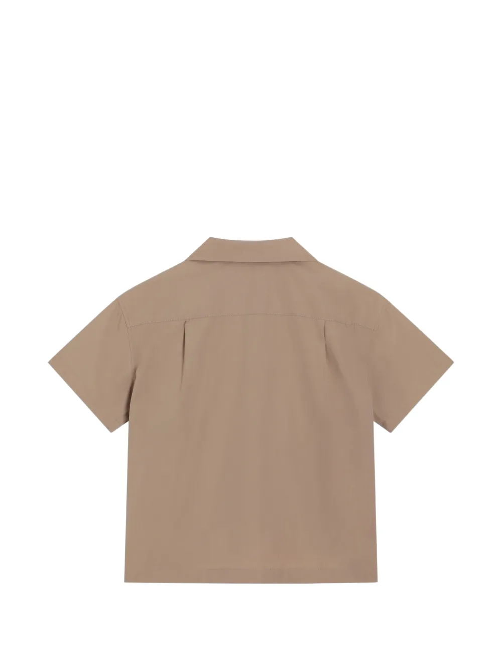 Dolce & Gabbana Kids Shirt met logopatch Beige