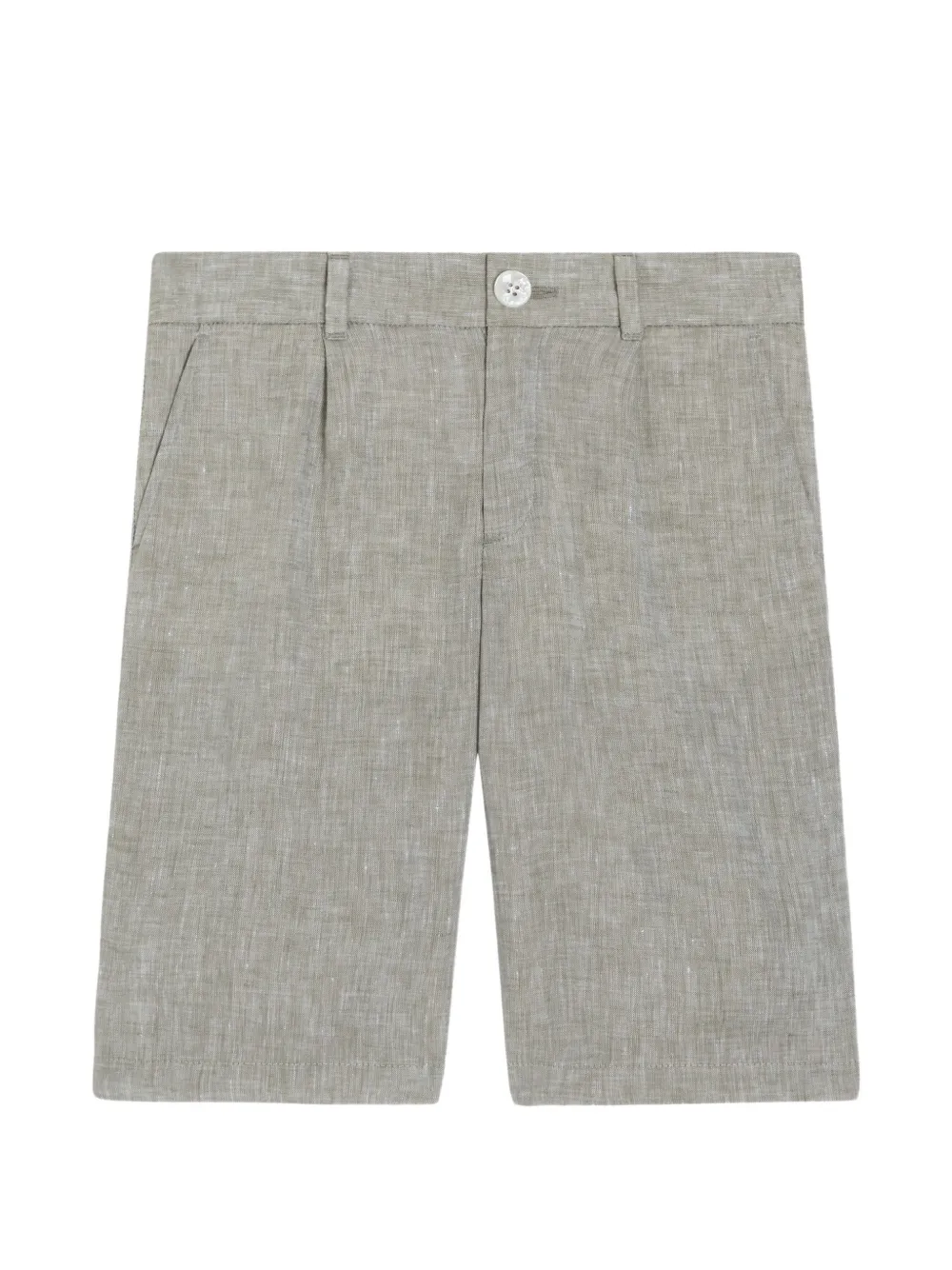 Dolce & Gabbana Kids Bermuda in lino - Grigio
