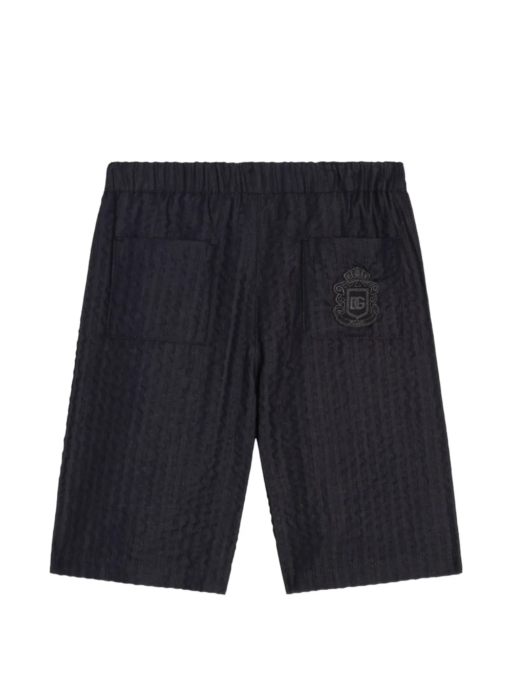  Dolce & Gabbana Kids Denim Bermuda Shorts - Blue 