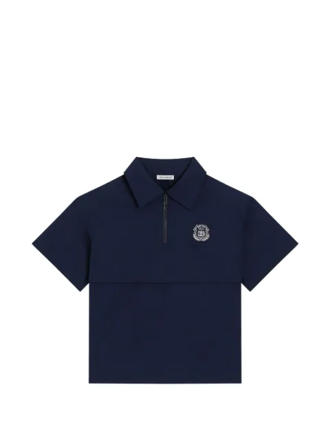 Dolce & Gabbana Kids Poloshirt mit Logo-Patch