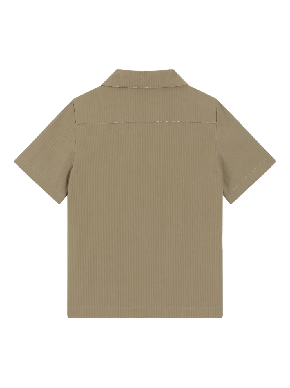 Dolce & Gabbana Kids Gestreept T-shirt met klepzak Beige