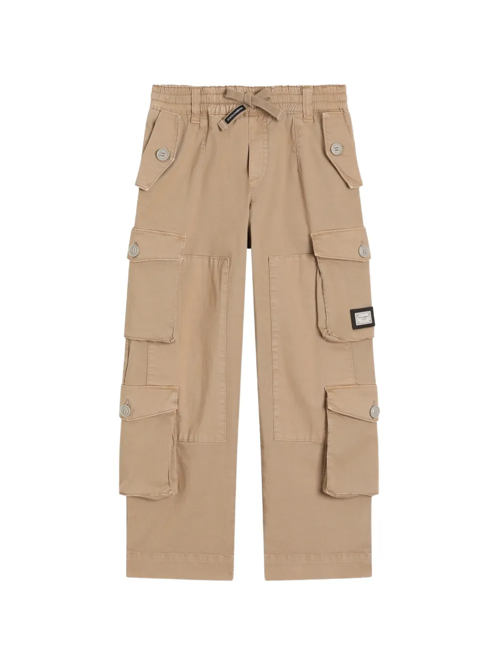 Dolce & Gabbana Kids Cargo in cotone - Toni neutri