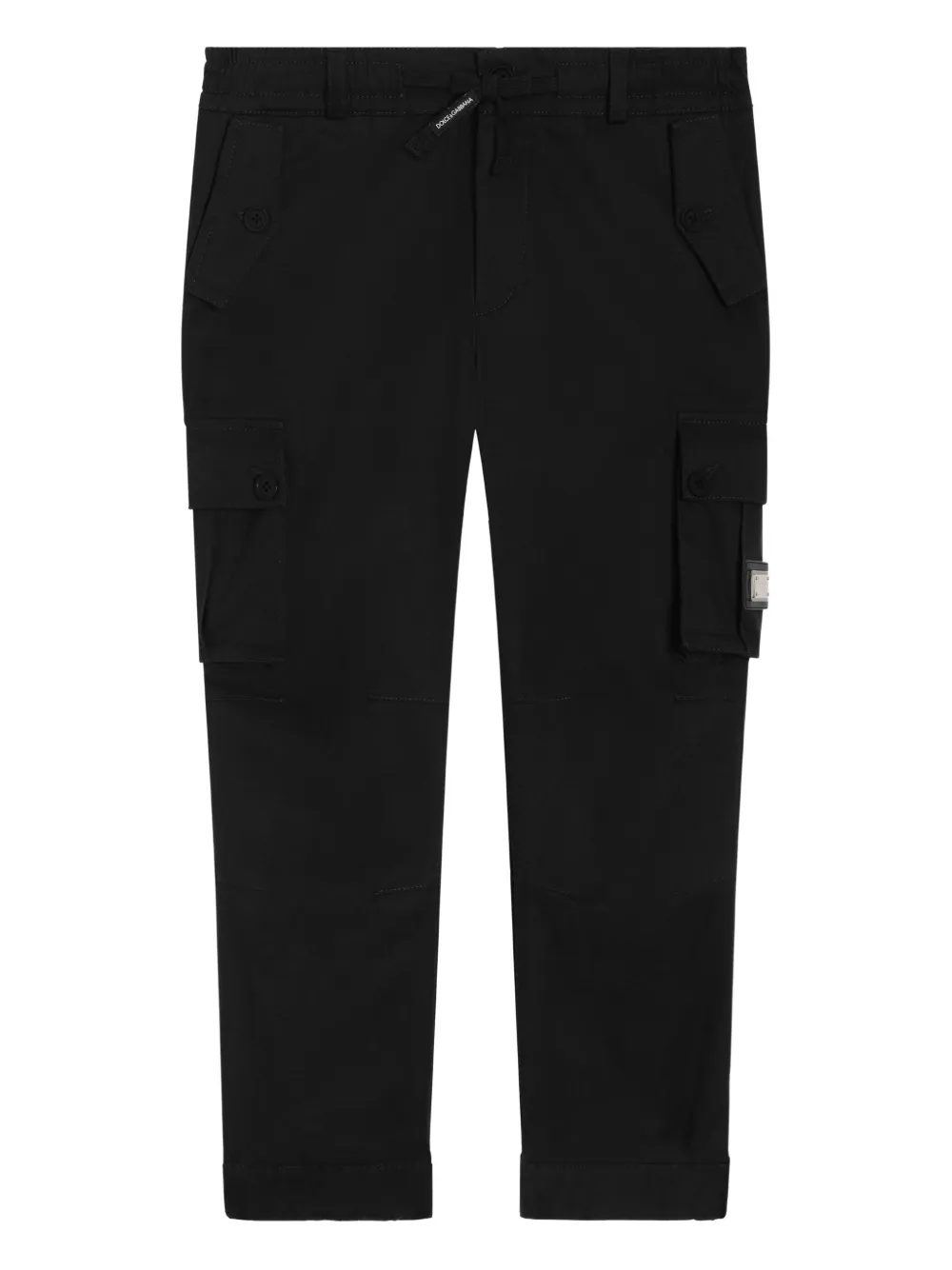 Dolce & Gabbana Kids Cargo in cotone - Nero