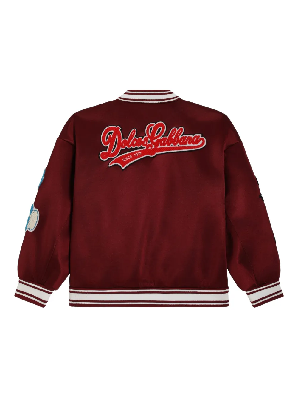 Dolce & Gabbana Kids appliqué-embellishment bomber jacket | Boys Bomber Jackets