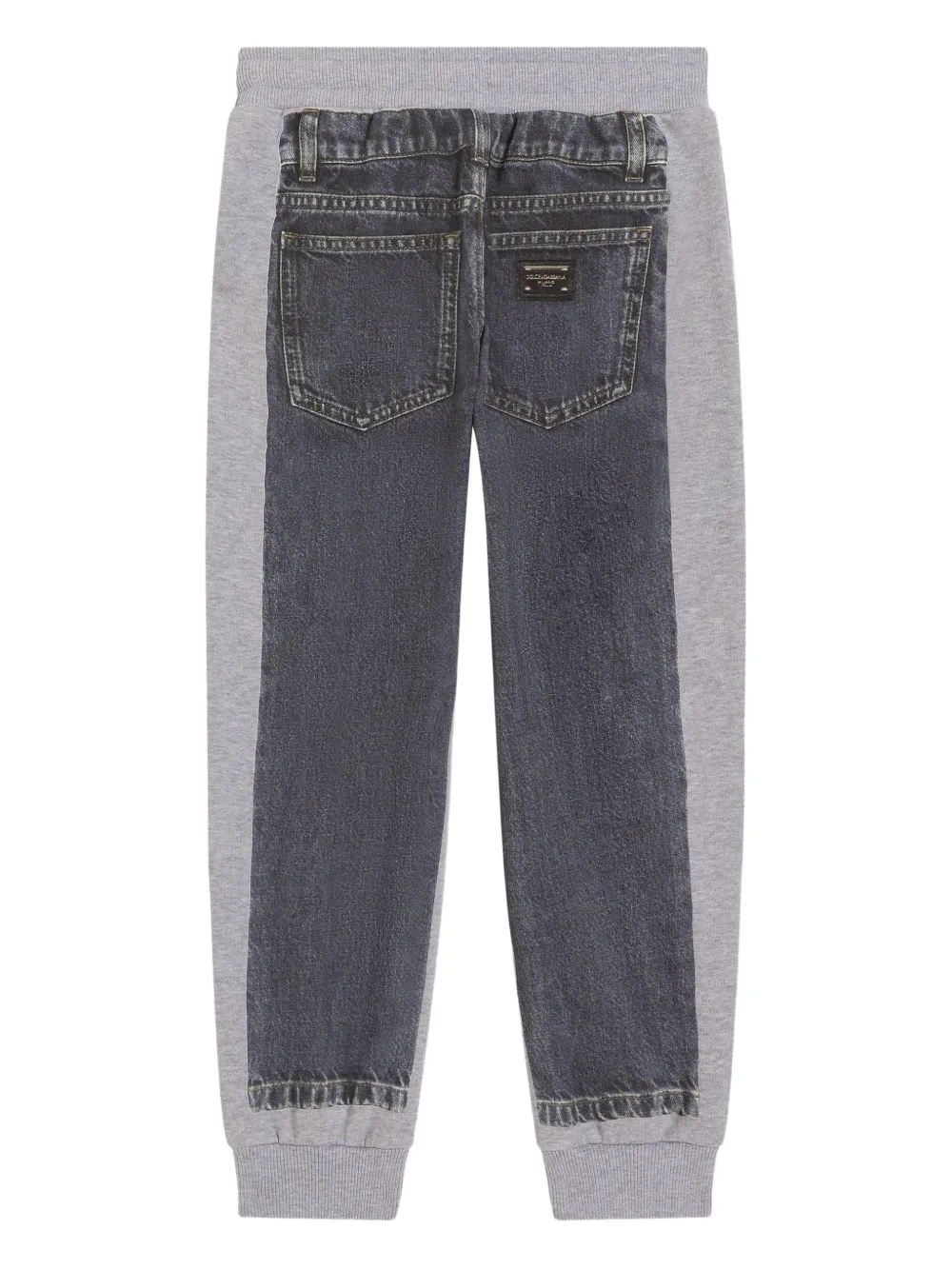 Dolce & Gabbana Kids Broek met trekkoord Grijs