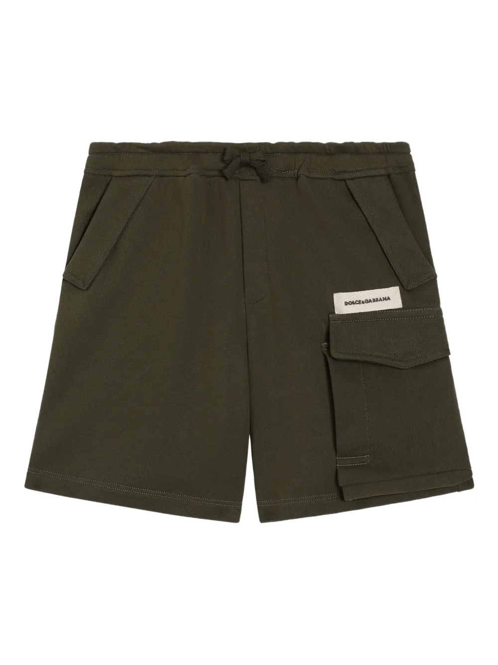 Dolce & Gabbana Kids Shorts con tasche - Verde