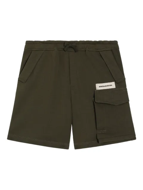 Dolce & Gabbana Kids shorts con bolsillos y solapa