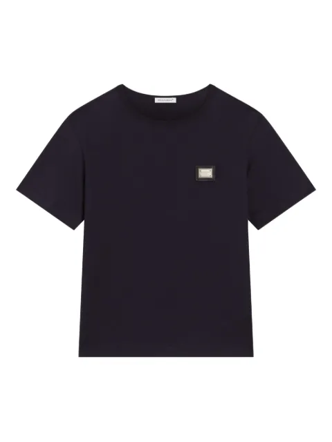 Dolce & Gabbana Kids logo-patch T-Shirt