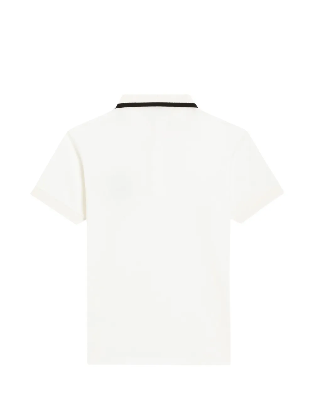 Dolce & Gabbana Kids Piqué poloshirt met DG-patch Wit