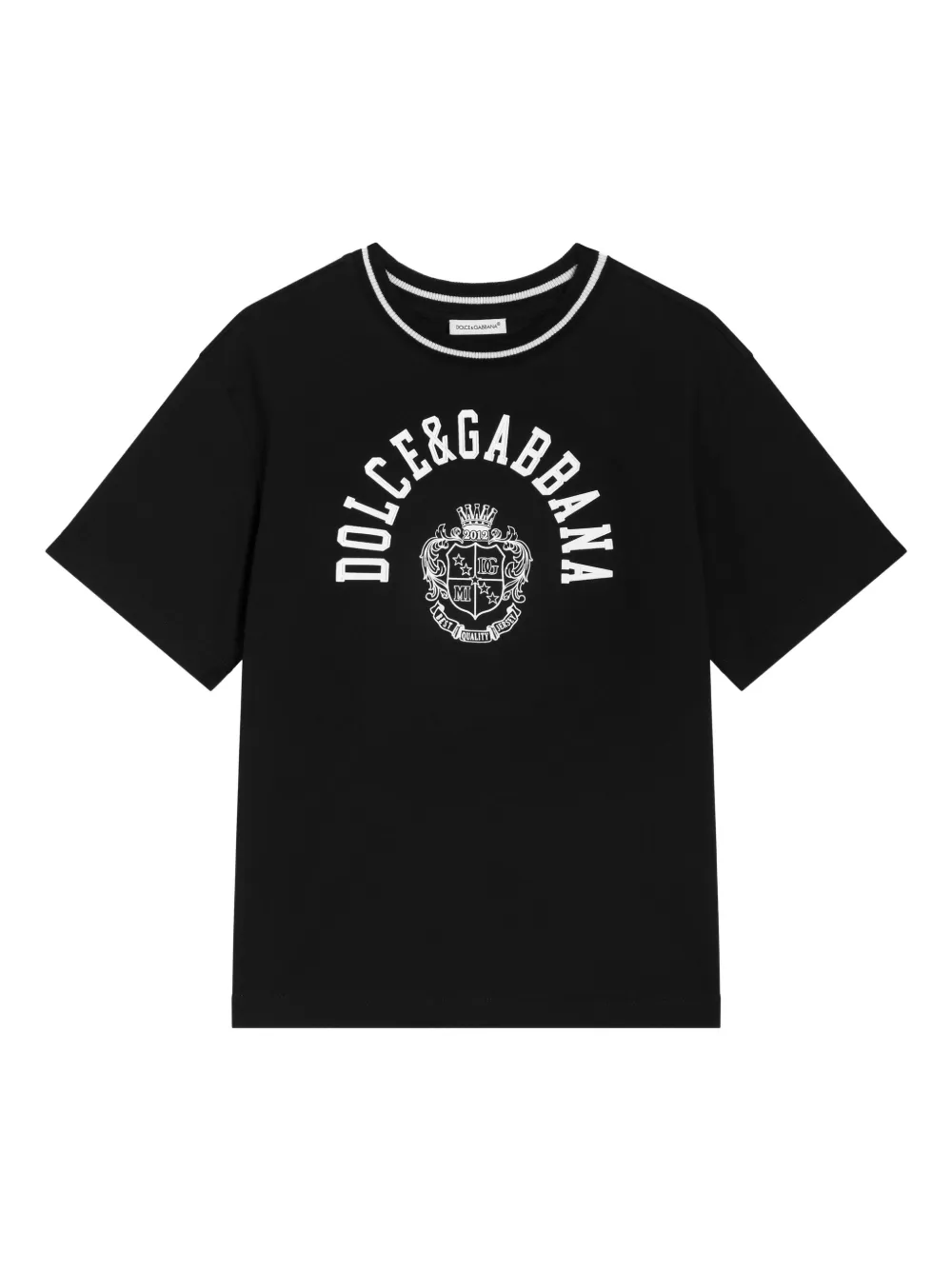 Dolce & Gabbana Kids T-shirt con grafica - Nero