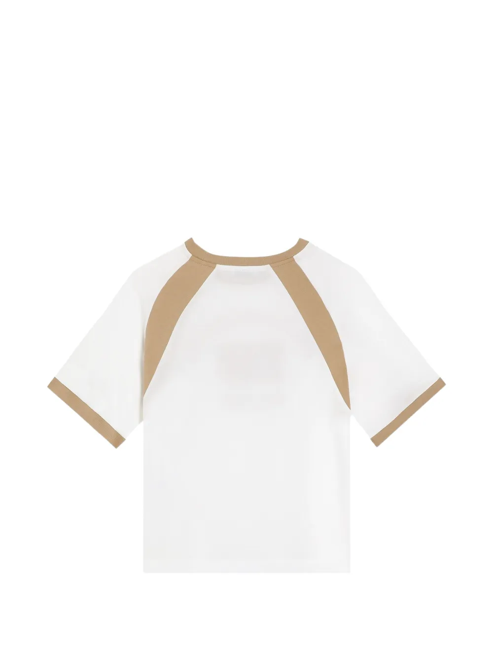 Dolce & Gabbana Kids Jersey T-shirt met print en borduurwerk Wit