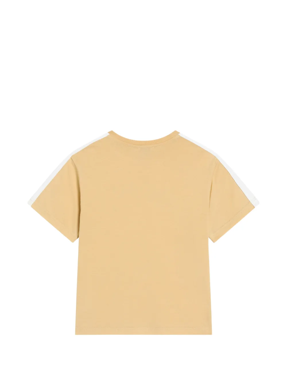 Dolce & Gabbana Kids T-shirt met schouderstreep Beige