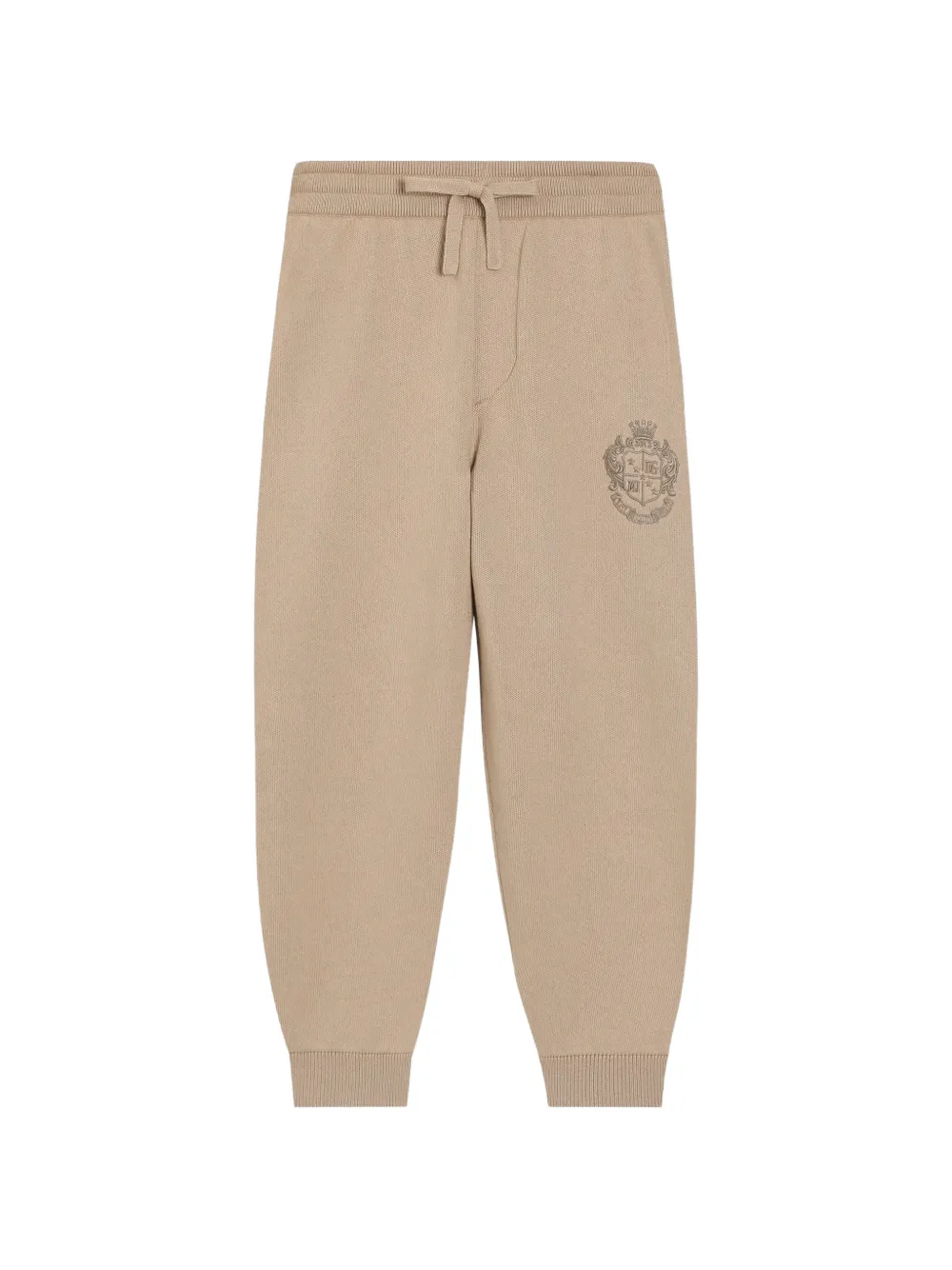 Dolce & Gabbana Kids cotton and cashmere trousers - Toni neutri