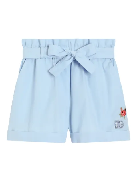 Dolce & Gabbana Kids short à taille ceinturée