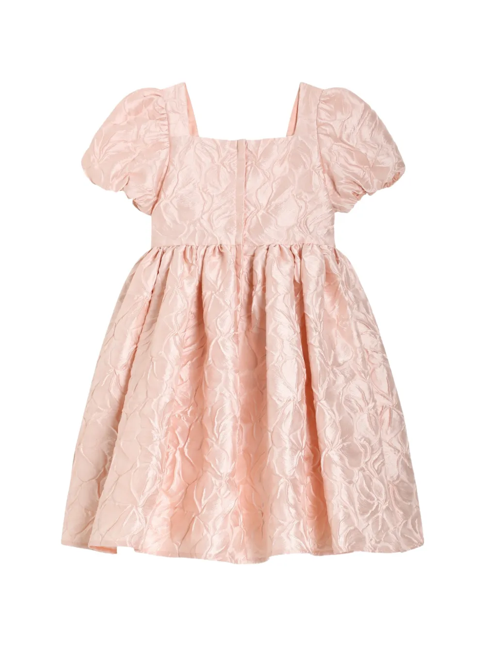 Dolce & Gabbana Kids Verfraaide jurk met jacquard Roze