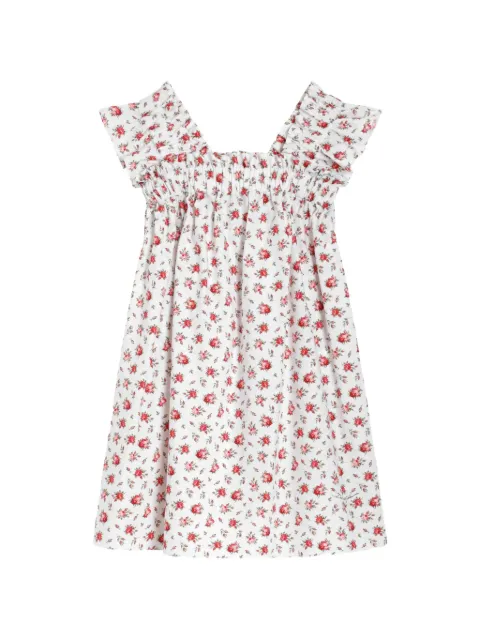 Dolce & Gabbana Kids blomstret mellemlang kjole