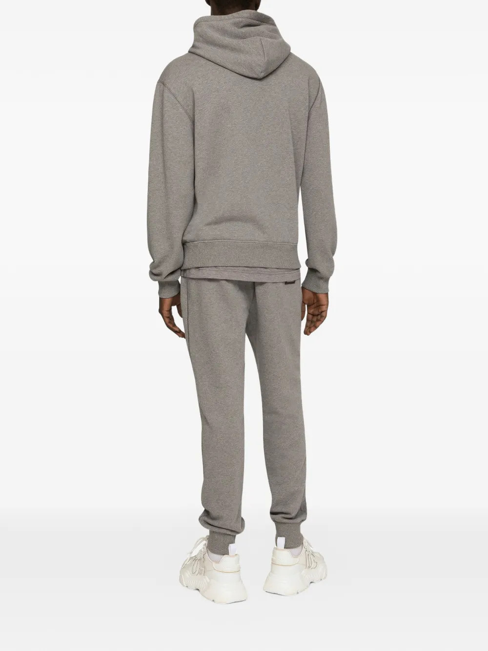 Dolce & Gabbana Hoodie met logoplakkaat Grijs