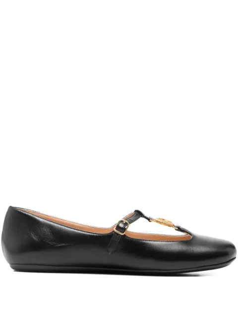 Chloé Leonore logo-medal ballet flats