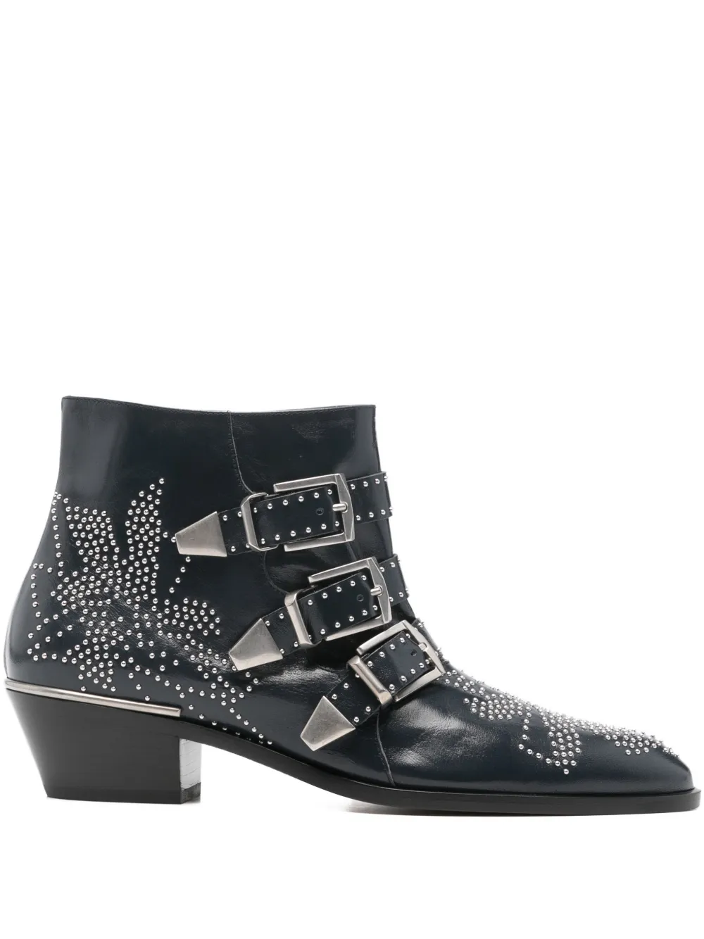 Chloé Studded-embellished Boots In Multi