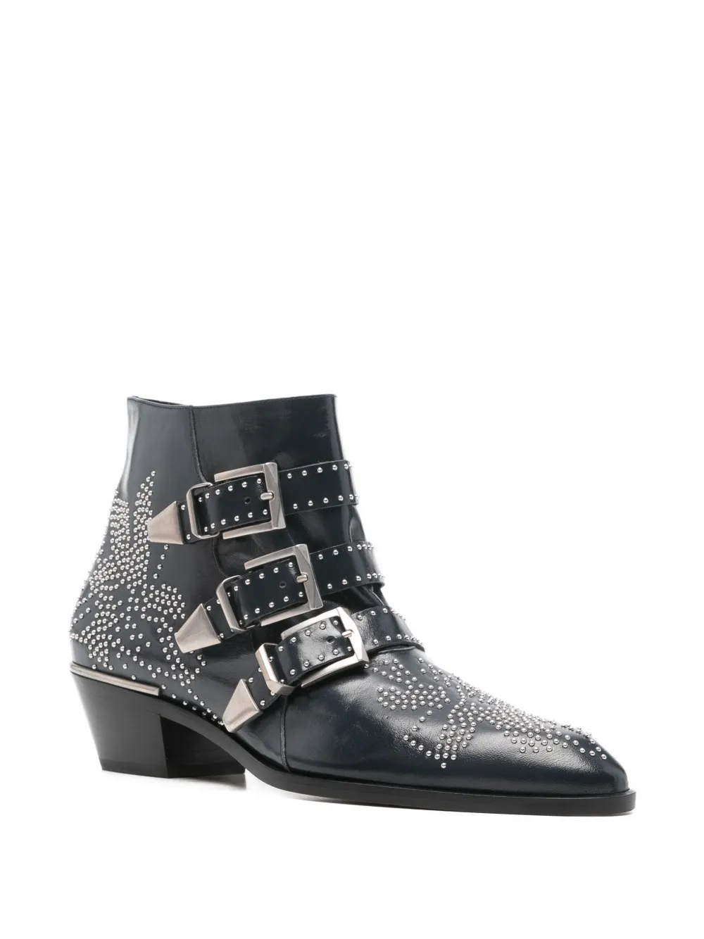 Chloé Studded-embellished Boots In Multi