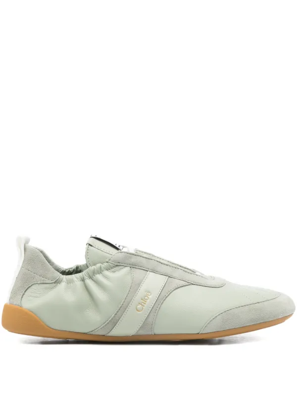 Chloé Kick Sneakers in Green