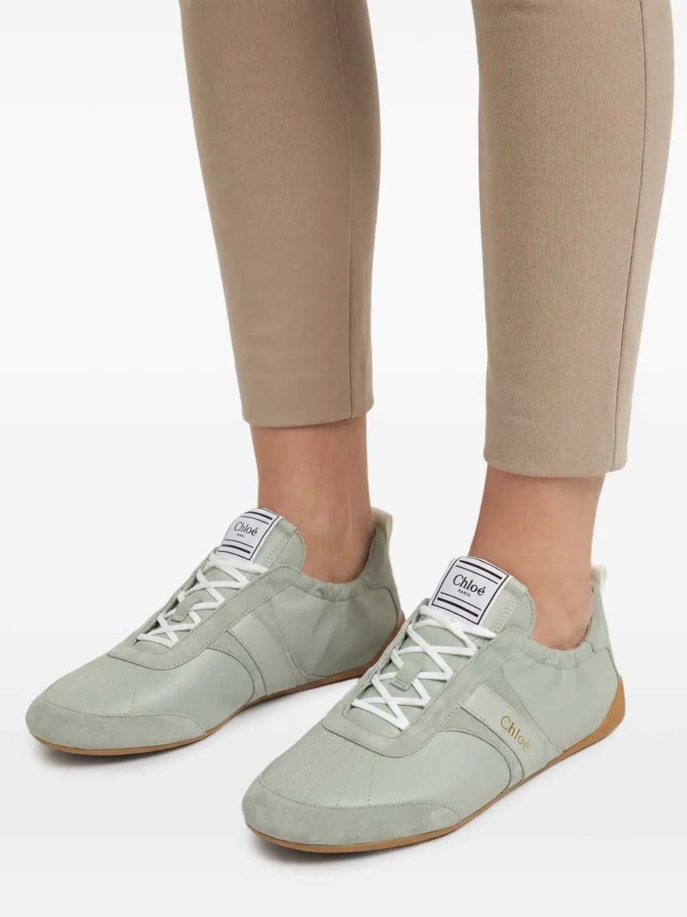  Chloé Baskets Kick - Vert 