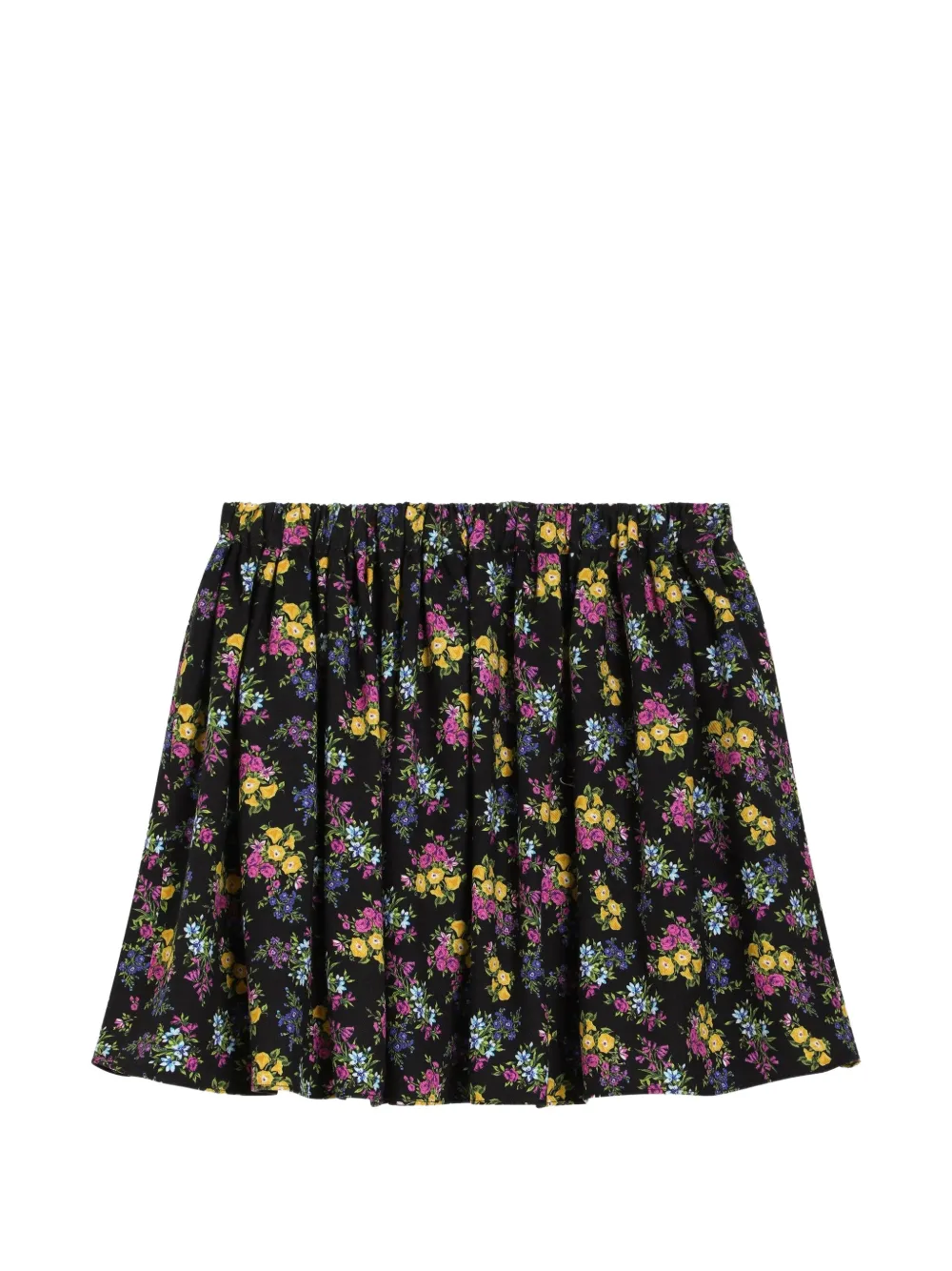 Dolce & Gabbana Kids floral-print skirt - Black