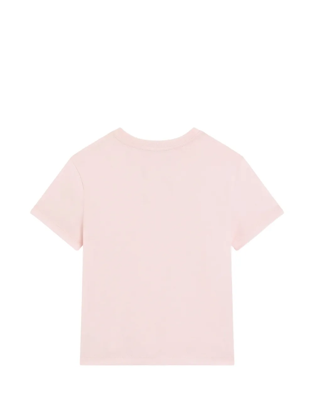 Dolce & Gabbana Kids T-shirt verfraaid met logo Roze