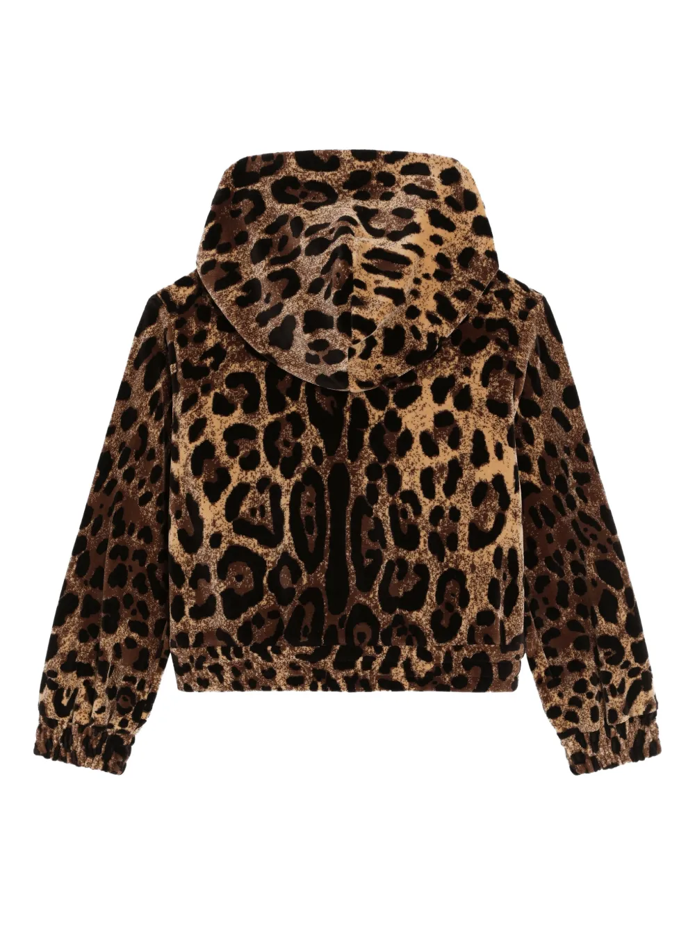 Animal-Pattern Hoodie